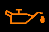 Oil level warning light